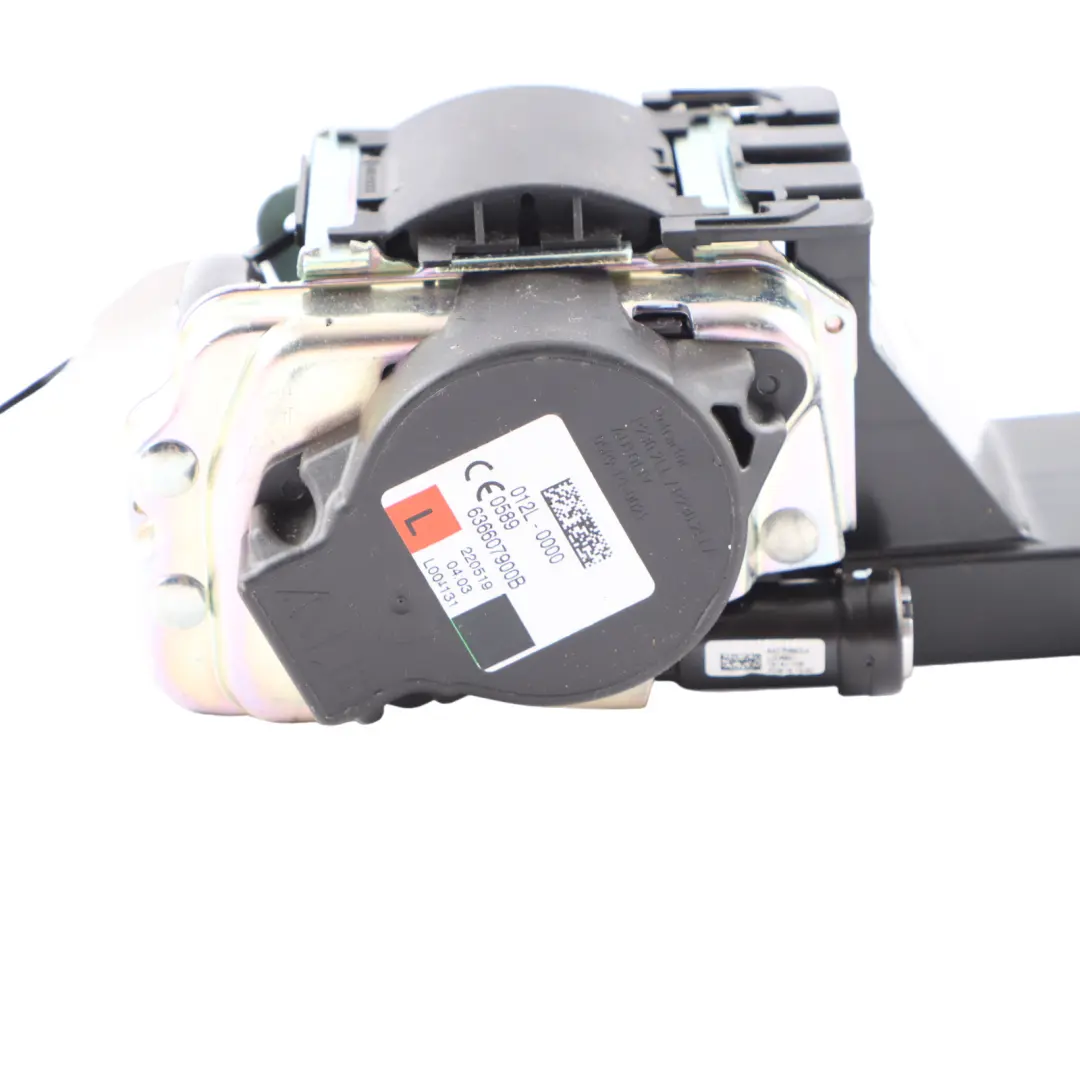 Belt BMW G20 320i G21 Front Left N/S Safety Seat Belt Upper Black to Seat with Part number 7496289 Seat Belt BMW G20 320i G21 Front Left N/S Safety Seat Belt Upper Black - SKU 7496289-1 - Part number 7496289