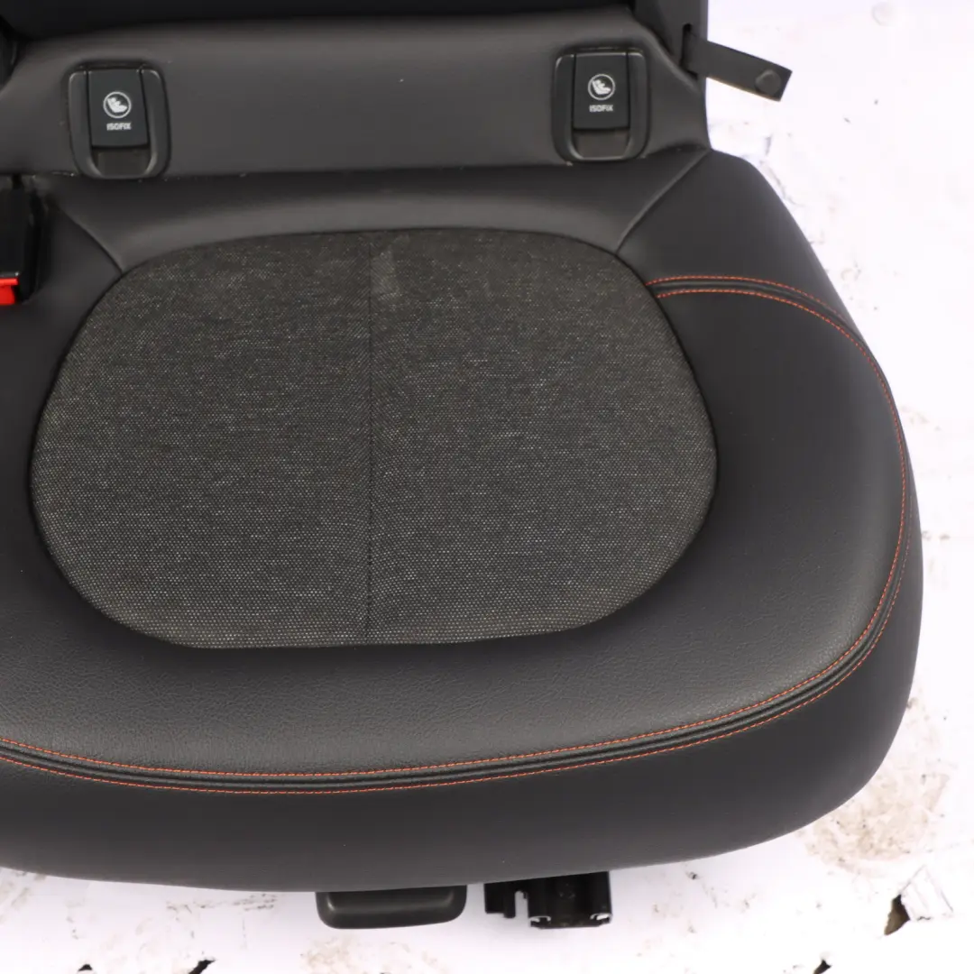 Left N/S Seat Sensatec Anthracite Orange Interior Set to BMW F46 LCI Rear with Part number 7496399 BMW F46 LCI Rear Left N/S Seat Sensatec Anthracite Orange Interior Set - SKU 7496399 - Part number 7496399