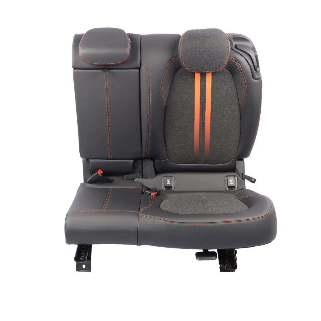 BMW F46 LCI Rear Left N/S Seat Sensatec Anthracite Orange Interior Set - SKU 7496399 - Part number 7496399