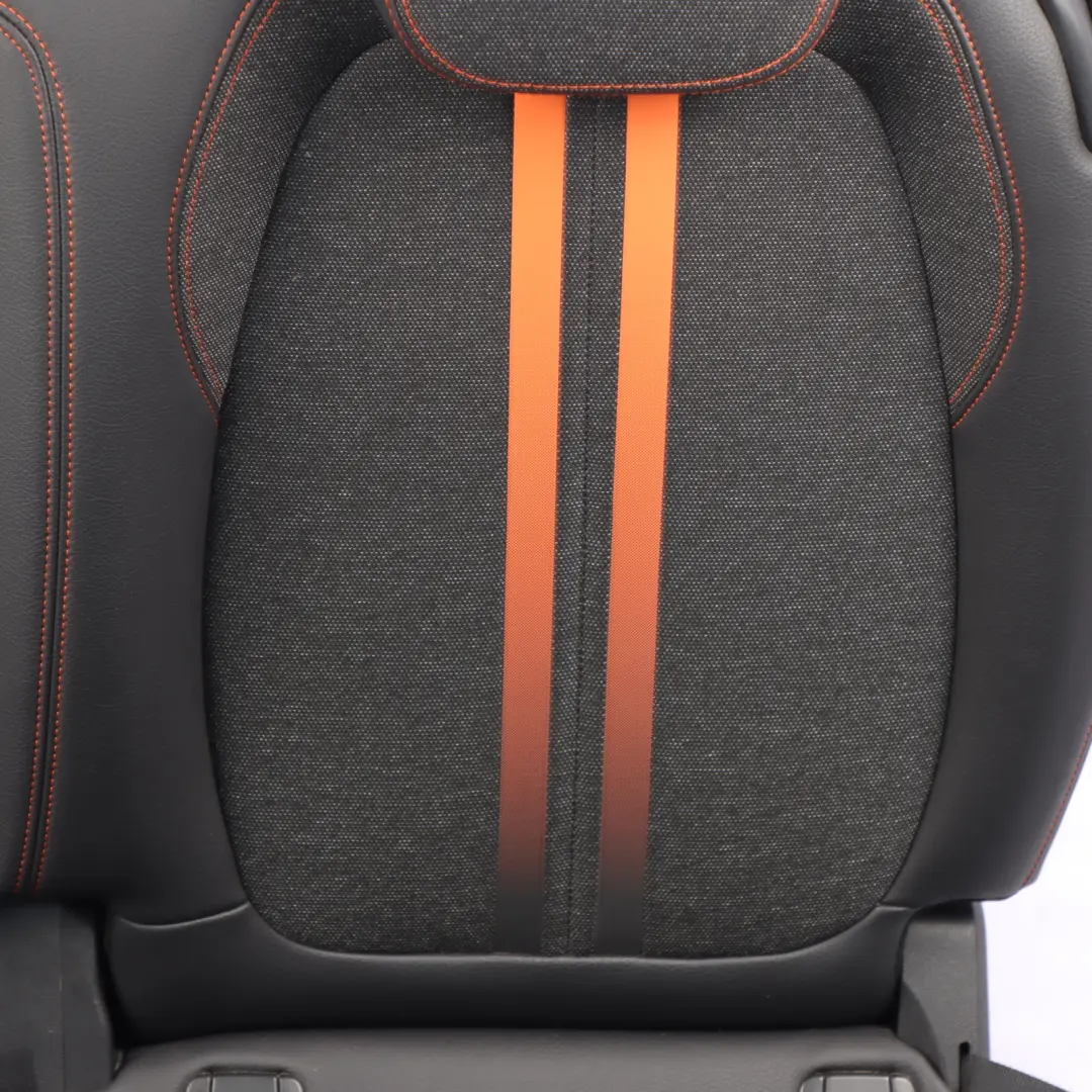 BMW F46 LCI Rear Left N/S Seat Sensatec Anthracite Orange Interior Set - SKU 7496399 - Part number 7496399