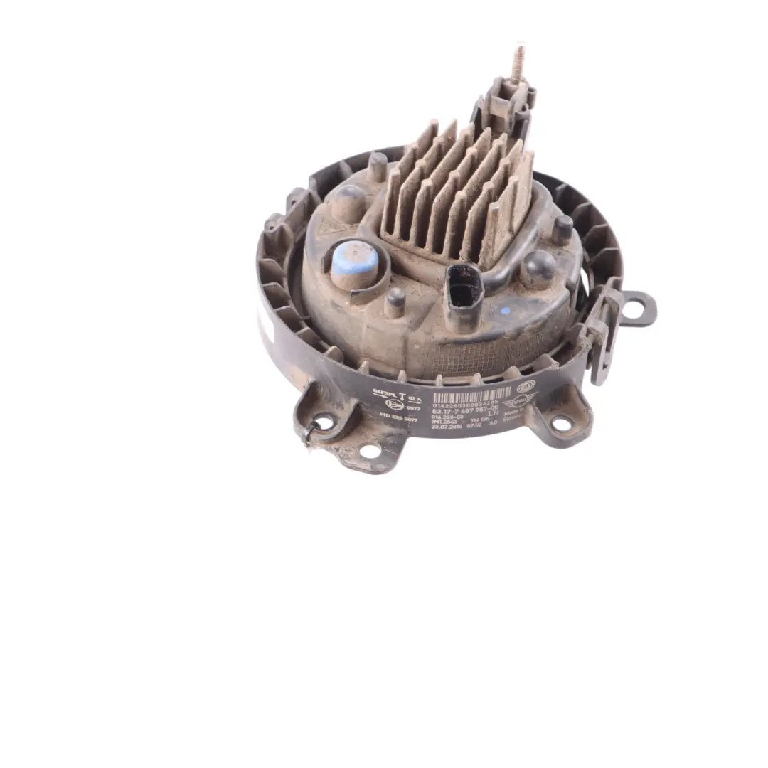 F55N F56 F57 Fog light lamp left bumper to Mini with Part number 7497767 Mini F55N F56 F57 Fog light lamp left bumper - SKU 7497767-1 - Part number 7497767