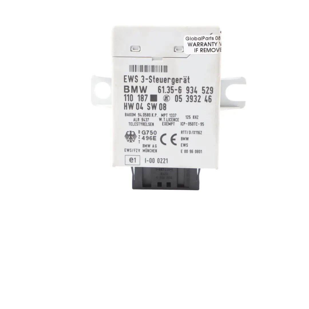 BMW X3 E83 2.5i M54 192HP ECU Engine Control Kit DME EWS3 Key MANUAL - SKU 7541335-4 - Part number 7541335