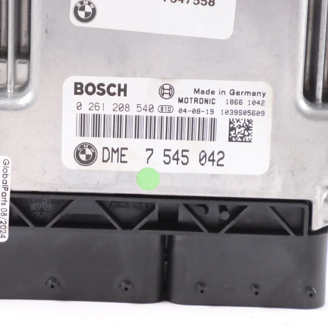 BMW E87 120i E90 E91 320i N46 150HP Engine ECU Unit DME Automatic - SKU 7545042-8 - Part number 7545042
