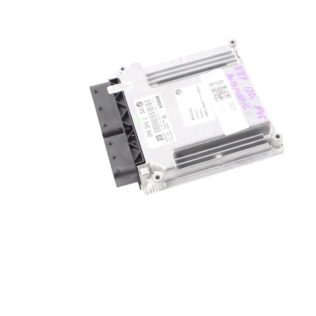 BMW E87 120i E90 E91 320i N46 150HP Engine ECU Unit DME Automatic - SKU 7545042-8 - Part number 7545042
