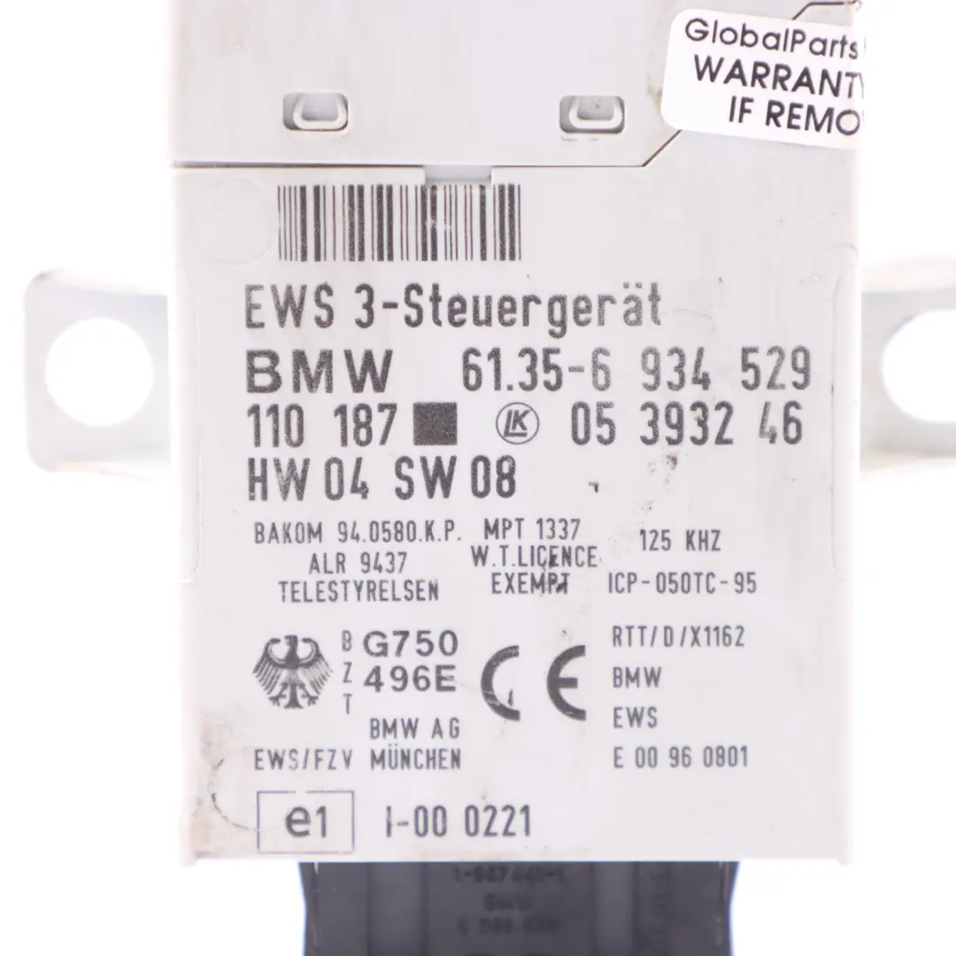 MINI Cooper S R52 R53 W11 170HP Engine ECU Kit DME + EWS + Keys Manual - SKU 7545789-12 - Part number 7545789