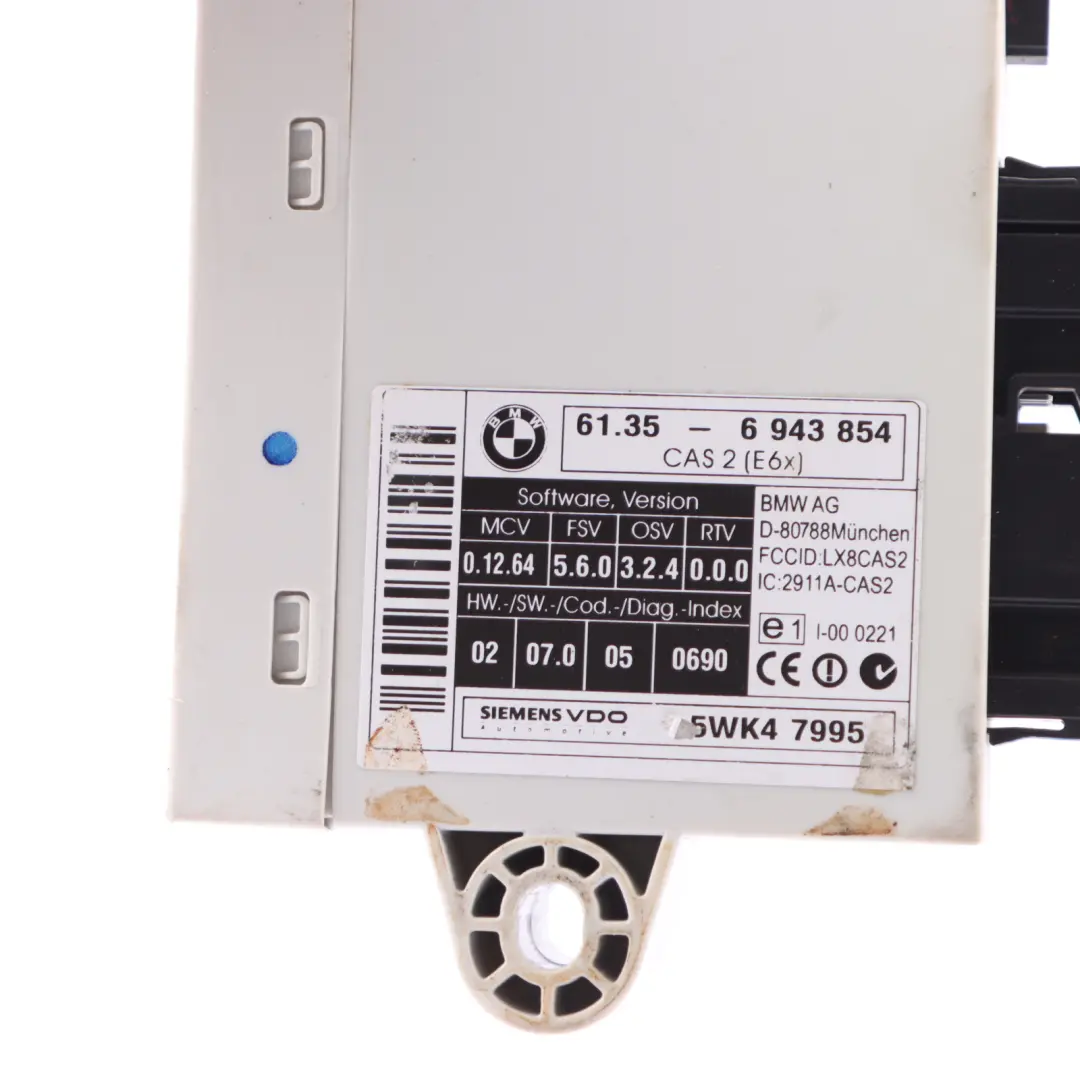 BMW E60 525i M54 192HP Engine Control ECU Kit DME CAS2 Key Automatic - SKU 7549387-3 - Part number 7549387