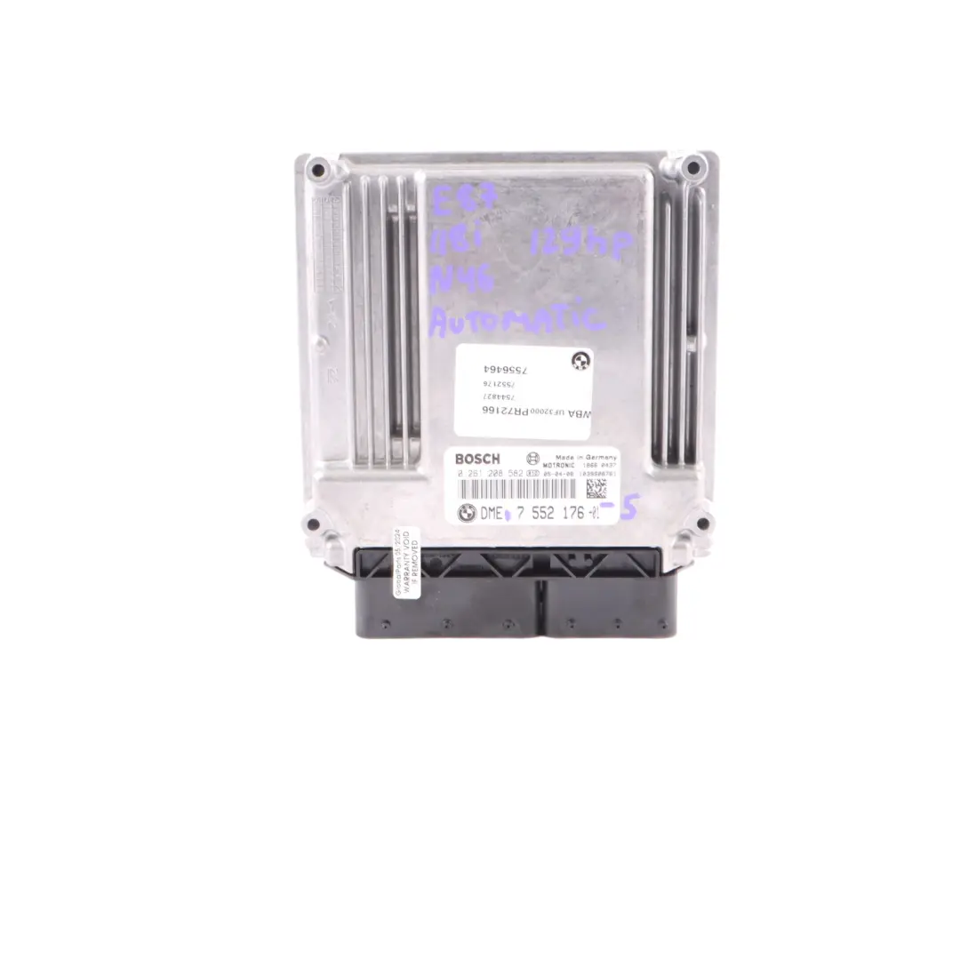 N46 Komputer CAS do BMW E87 E90 118i 318i o numerze 7552176 BMW E87 E90 118i 318i N46 Komputer CAS - SKU 7552176-5 - Numer Części 7552176