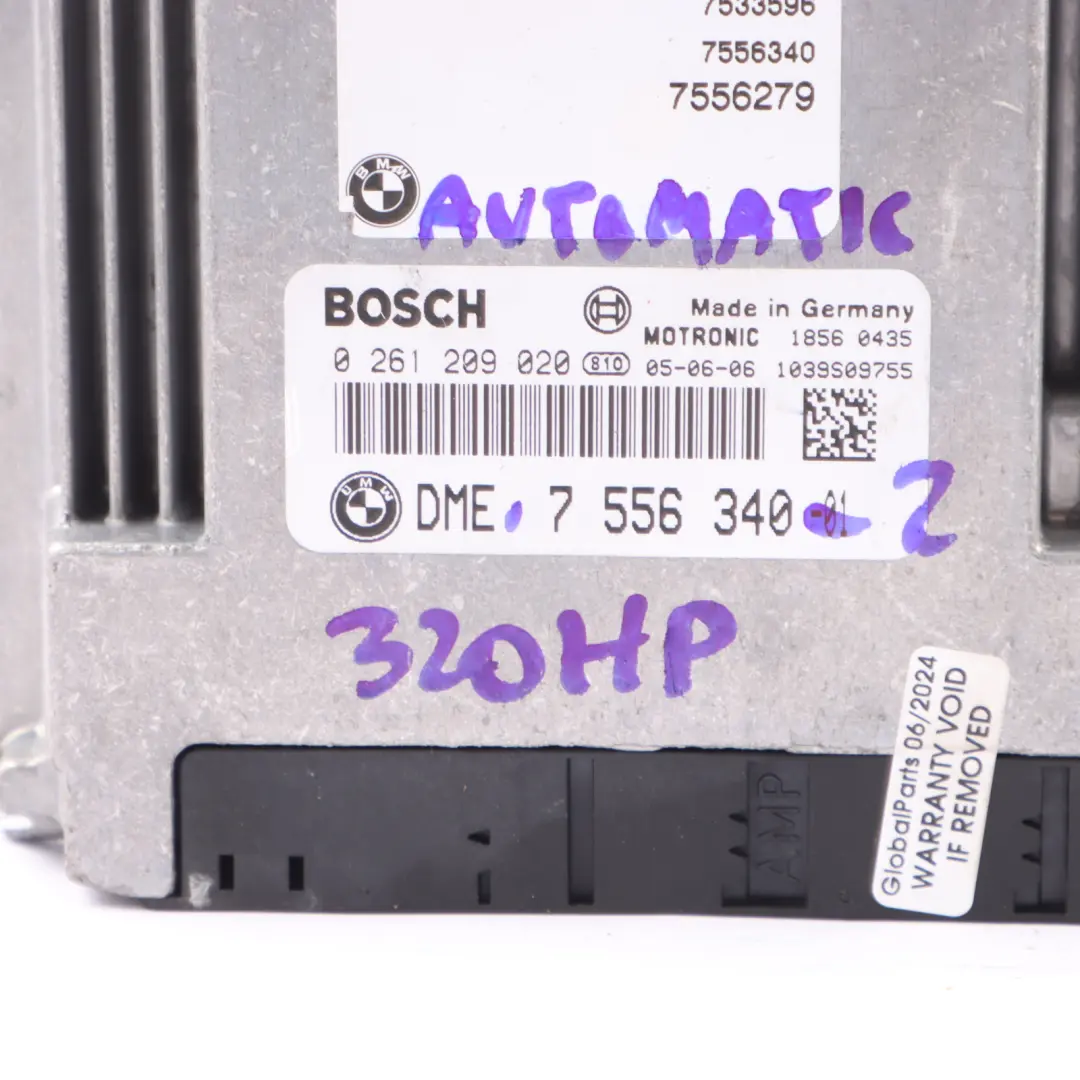 BMW X5 E53 4.4i N62 Engine Control Unit ECU Kit EWS Keys Automatic - SKU 7556340-2 - Part number 7556340