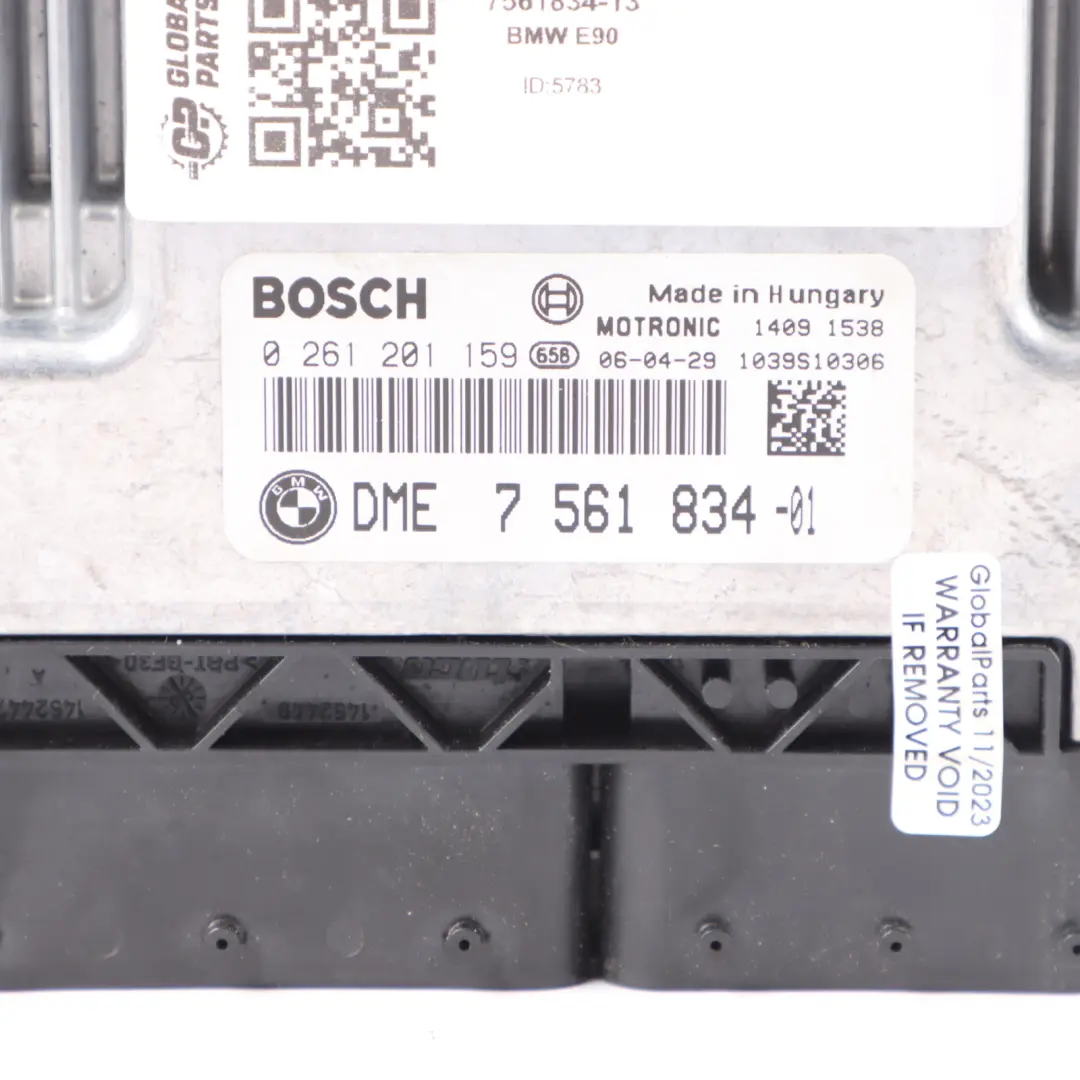 BMW E87 E90 120I 320I N46 150HP Motor Control DME Módulo Automático - SKU 7561834-13 - Número de pieza 7561834