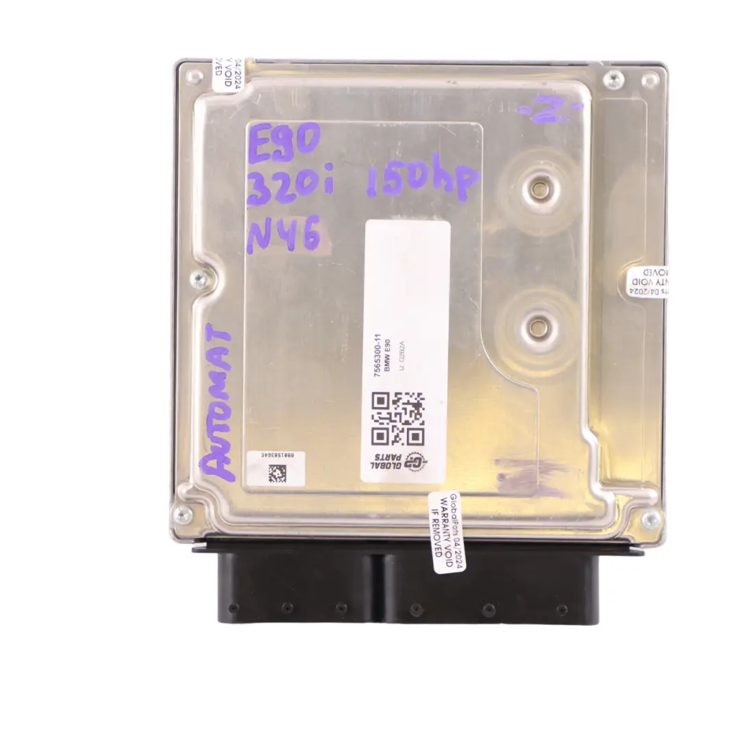 BMW E87 E90 120i 320i N46 Steuergerät DME + CAS3 + Schlüssel Automatik - SKU 7565300-11 - Teilenummer 7565300