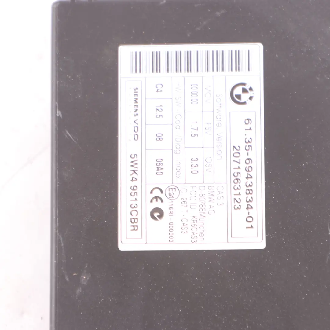 N46 Komputer Silnika do BMW E87 E90 120i 320i o numerze 7565300 BMW E87 E90 120i 320i N46 Komputer Silnika - SKU 7565300-11 - Numer Części 7565300