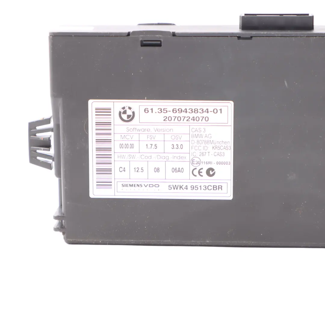 BMW E90 E91 E92 E93 325i N53 218HP Engine Unit ECU Kit DME CAS3 Key - SKU 7576719-2 - Part number 7576719