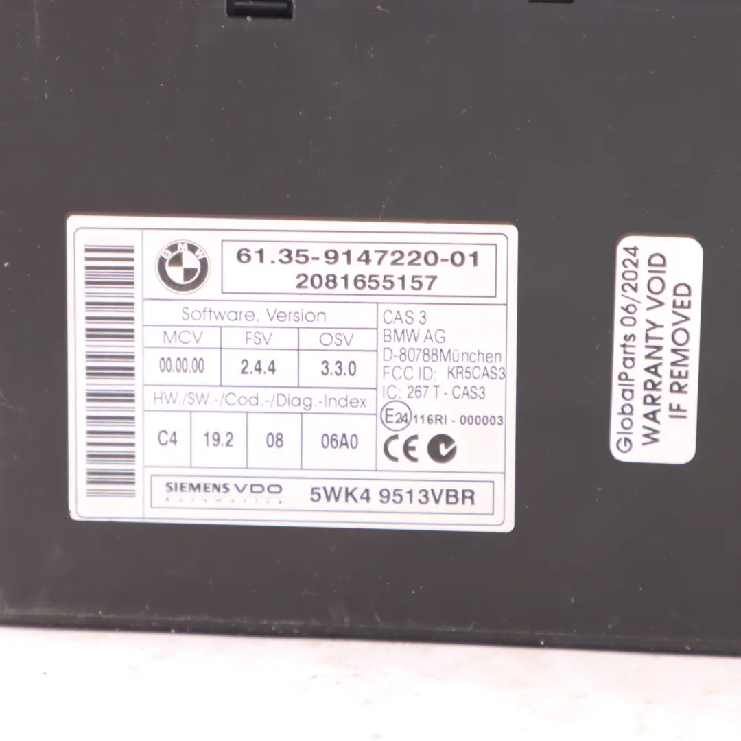 N43 143HP ECU Kit DME CAS3 Keys Manual to BMW E87 LCI E90 118i 318i with Part number 7579142 BMW E87 LCI E90 118i 318i N43 143HP ECU Kit DME CAS3 Keys Manual - SKU 7579142-19 - Part number 7579142