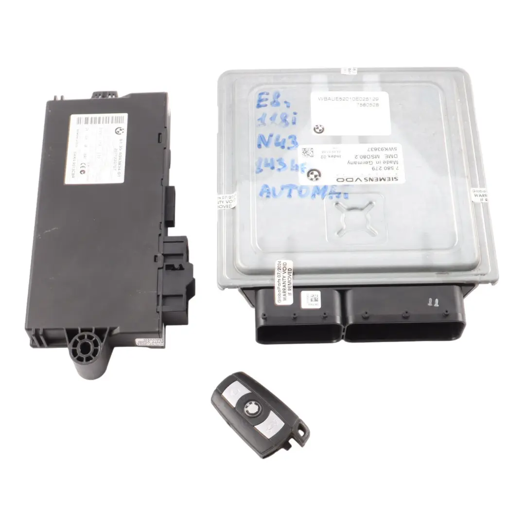 N43 143HP Motor steuergerät DME Automatik für BMW E81 E87 LCI E90 118i 318i mit Teilenummer 7580279 BMW E81 E87 LCI E90 118i 318i N43 143HP Motor steuergerät DME Automatik - SKU 7580279-1 - Teilenummer 7580279