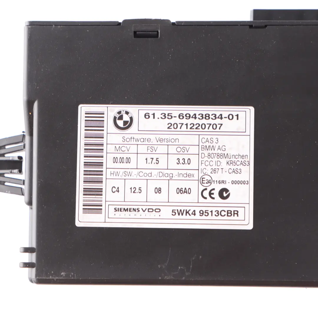 BMW E81 E87 LCI E90 E91 118i 318i N43 143HP ECU moteur DME Automatique - SKU 7580279-1 - Numéro de pièce 7580279