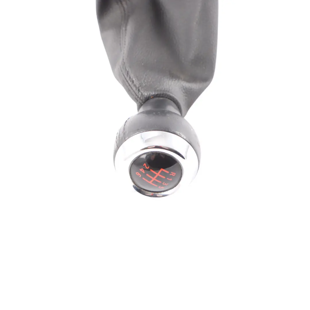 Shift Knob Gaiter Cover Leather Chrome 6 Speed to Mini R56 JCW Gear with Part number 7587887 Mini R56 JCW Gear Shift Knob Gaiter Cover Leather Chrome 6 Speed - SKU 7587887 - Part number 7587887