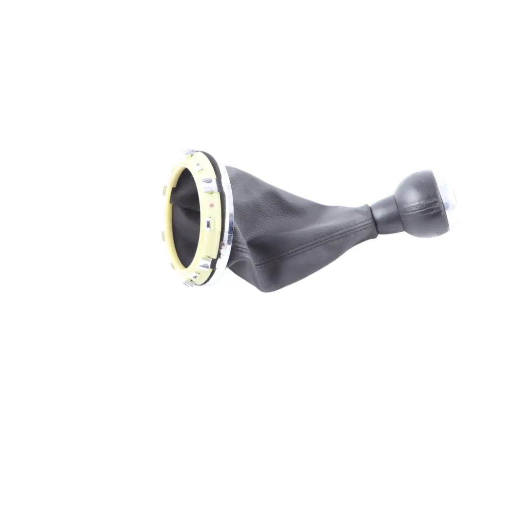 Shift Knob Gaiter Cover Leather Chrome 6 Speed to Mini R56 JCW Gear with Part number 7587887 Mini R56 JCW Gear Shift Knob Gaiter Cover Leather Chrome 6 Speed - SKU 7587887 - Part number 7587887