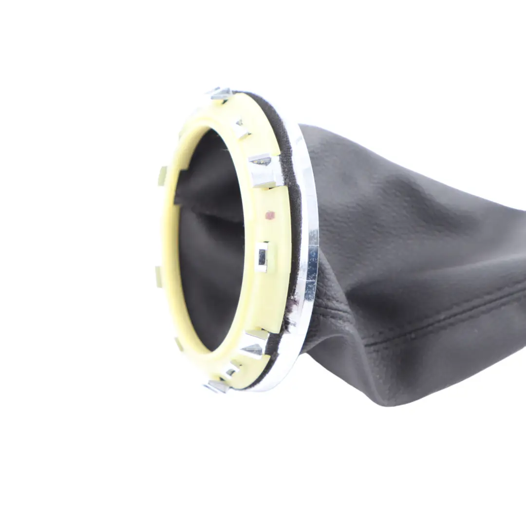 Shift Knob Gaiter Cover Leather Chrome 6 Speed to Mini R56 JCW Gear with Part number 7587887 Mini R56 JCW Gear Shift Knob Gaiter Cover Leather Chrome 6 Speed - SKU 7587887 - Part number 7587887