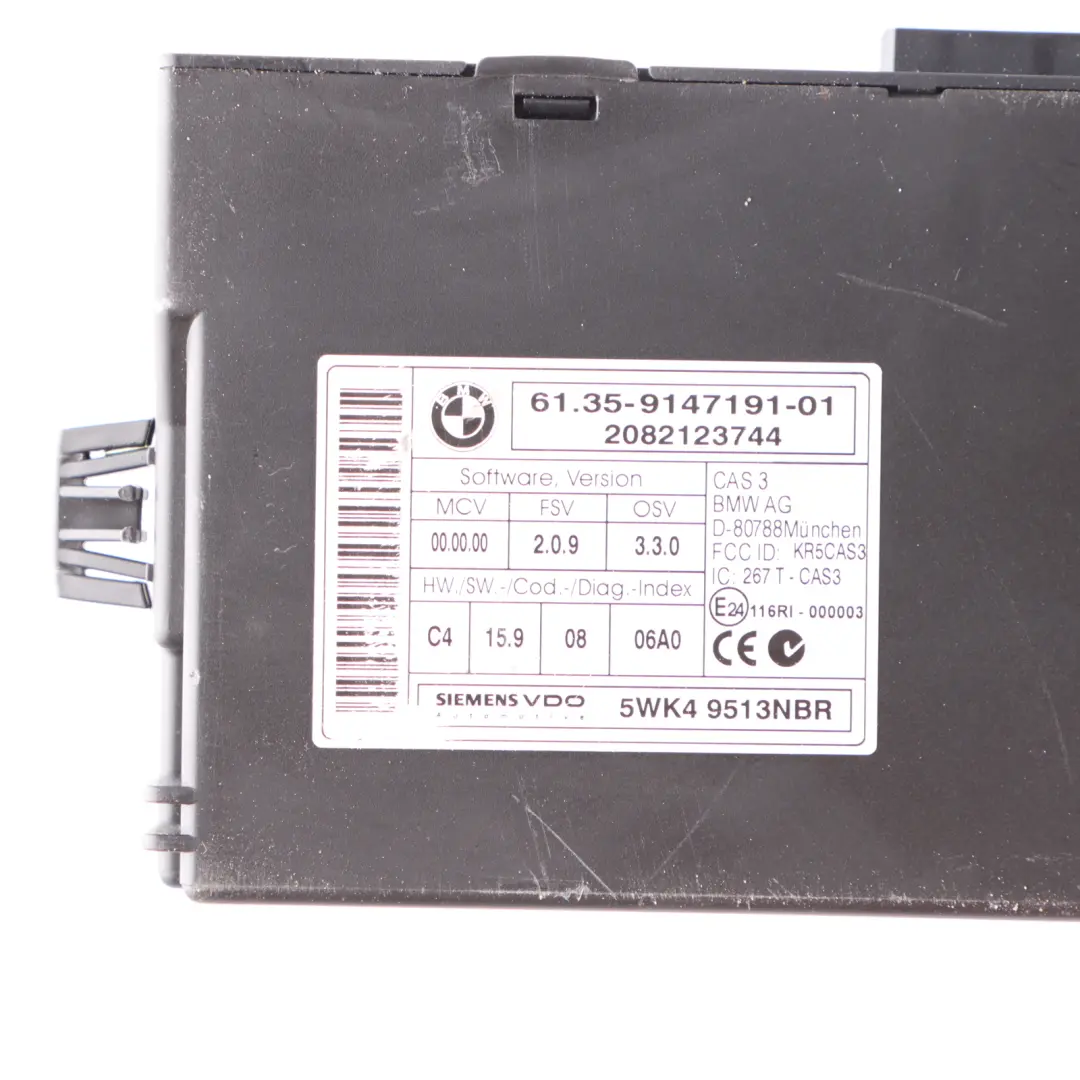 Mini Cooper R55 R56 N12 1.6 120HP Engine ECU Kit DME 7588502 CAS3 Key Manual - SKU 7588502-8 - Part number 12147572264 