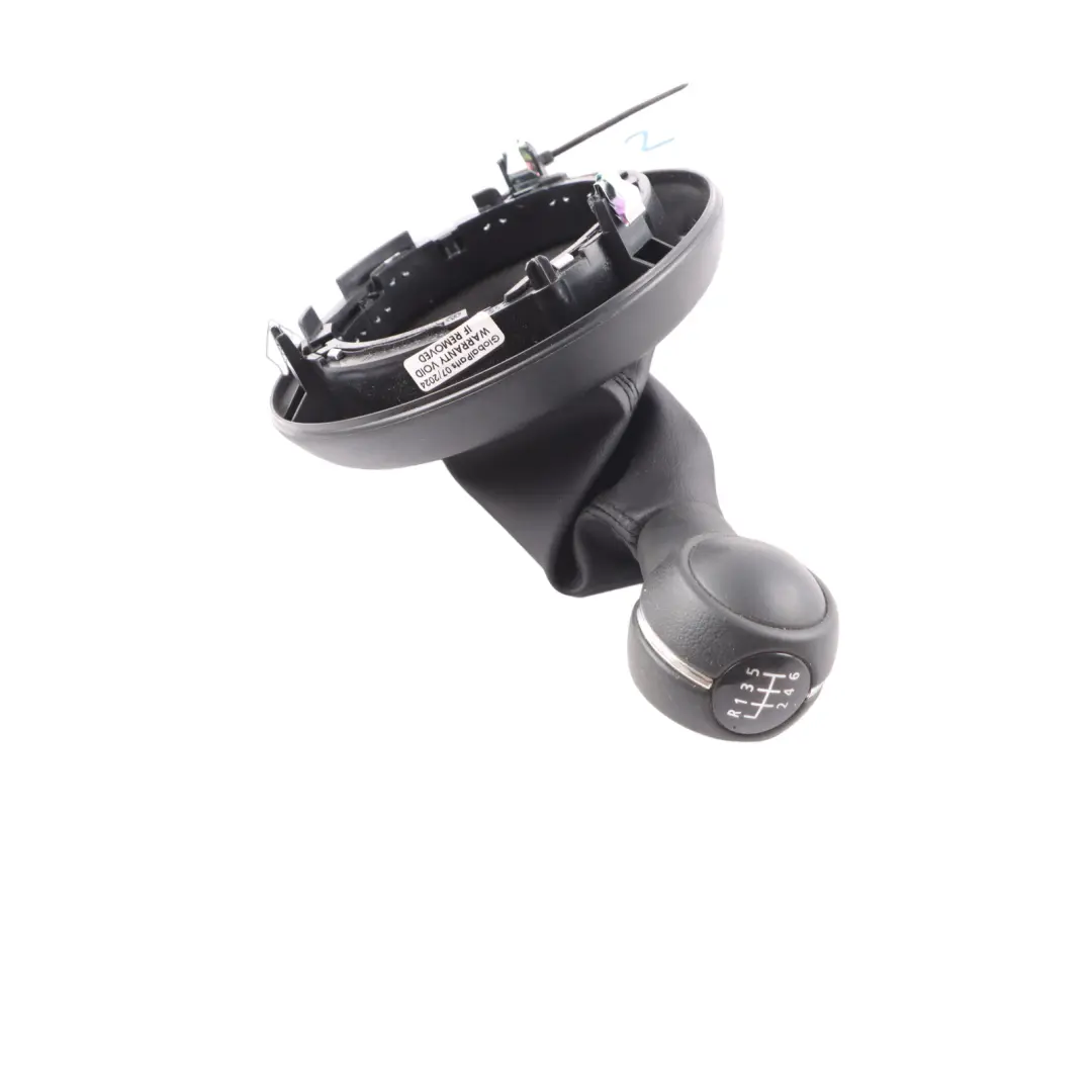 Knob Lever Handle 6-Speed Leather to Mini Cooper F55 F56 F57 F60 Gear with Part number 7641997 Mini Cooper F55 F56 F57 F60 Gear Knob Lever Handle 6-Speed Leather - SKU 7641997-2 - Part number 7641997