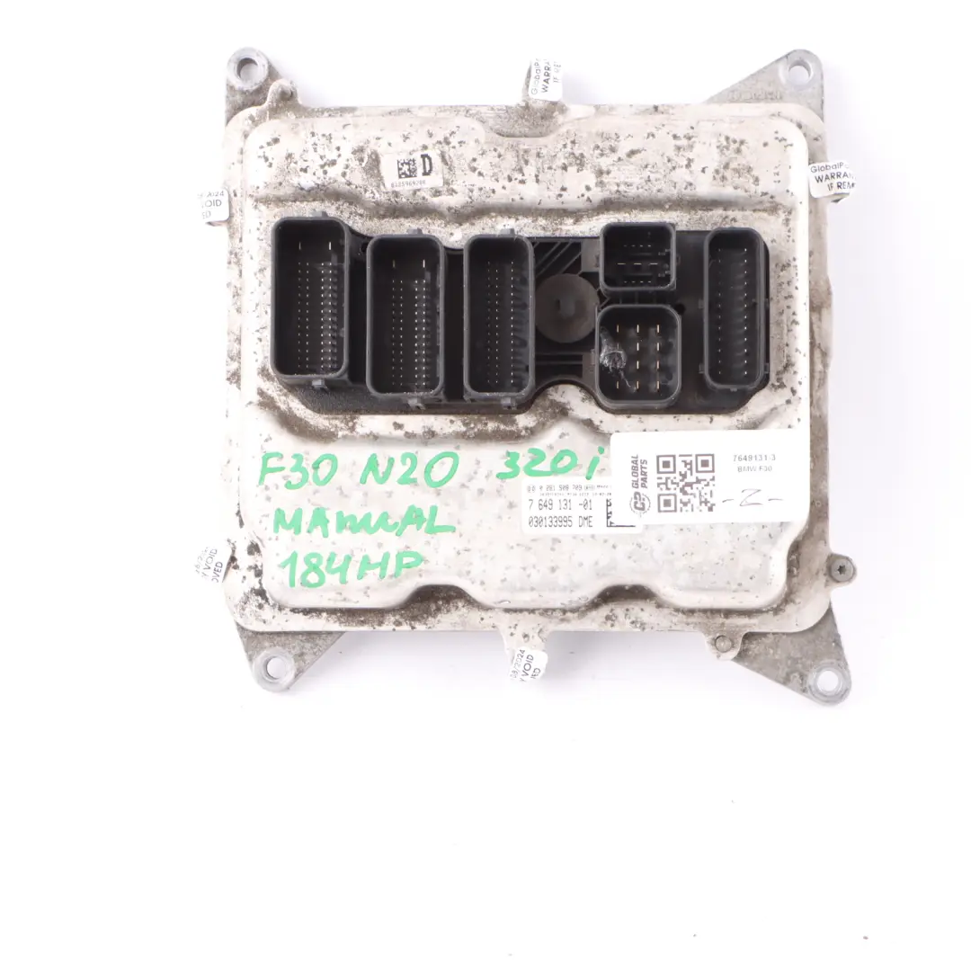 BMW F30 F31 320i N20 184HP ECU Control Unit Kit DME Key FEM Manual - SKU 7649131-3 - Part number 7649131