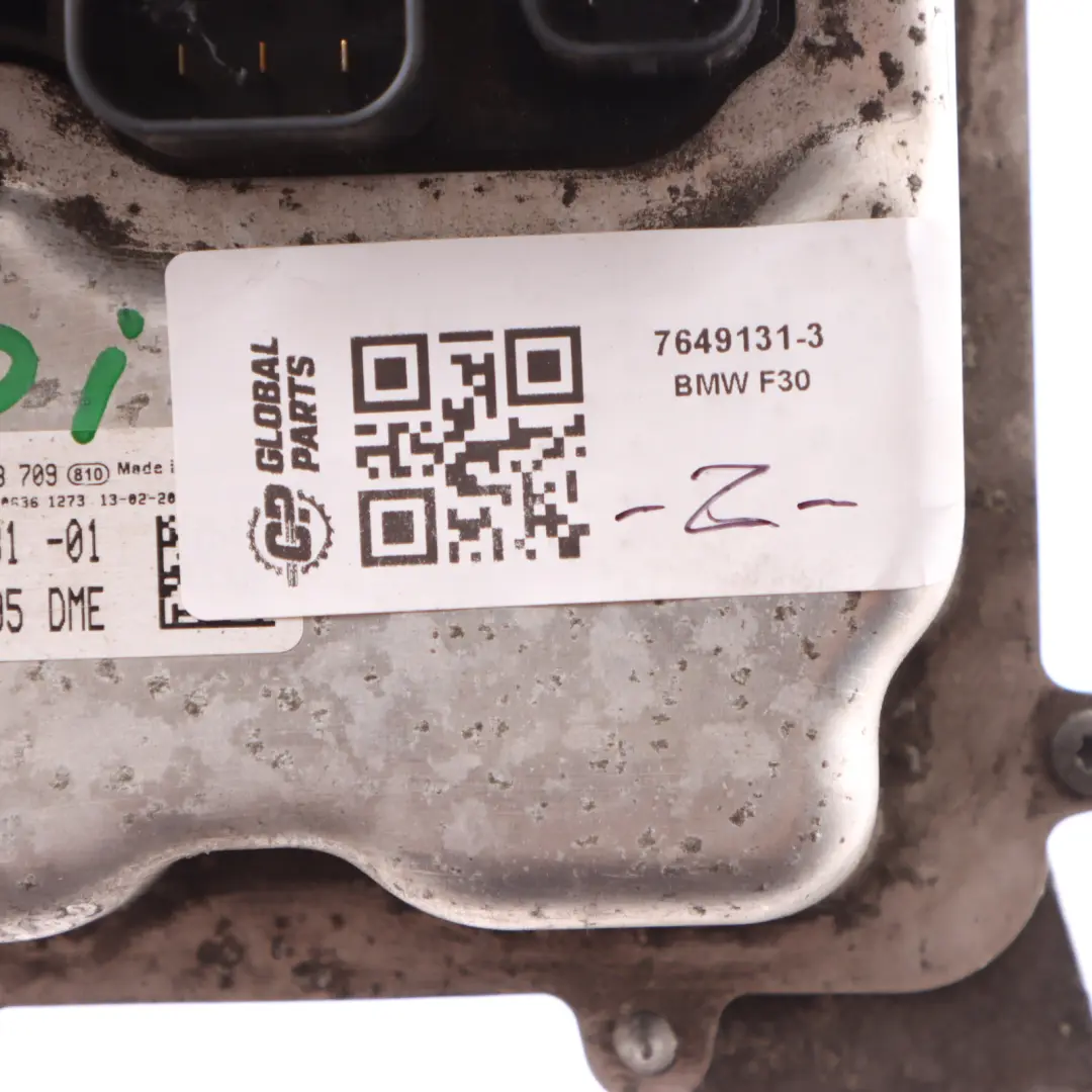 BMW F30 F31 320I N20 184HP Centralina Motore ECU DDE Manuale - SKU 7649131 - Numero di parte 7649131