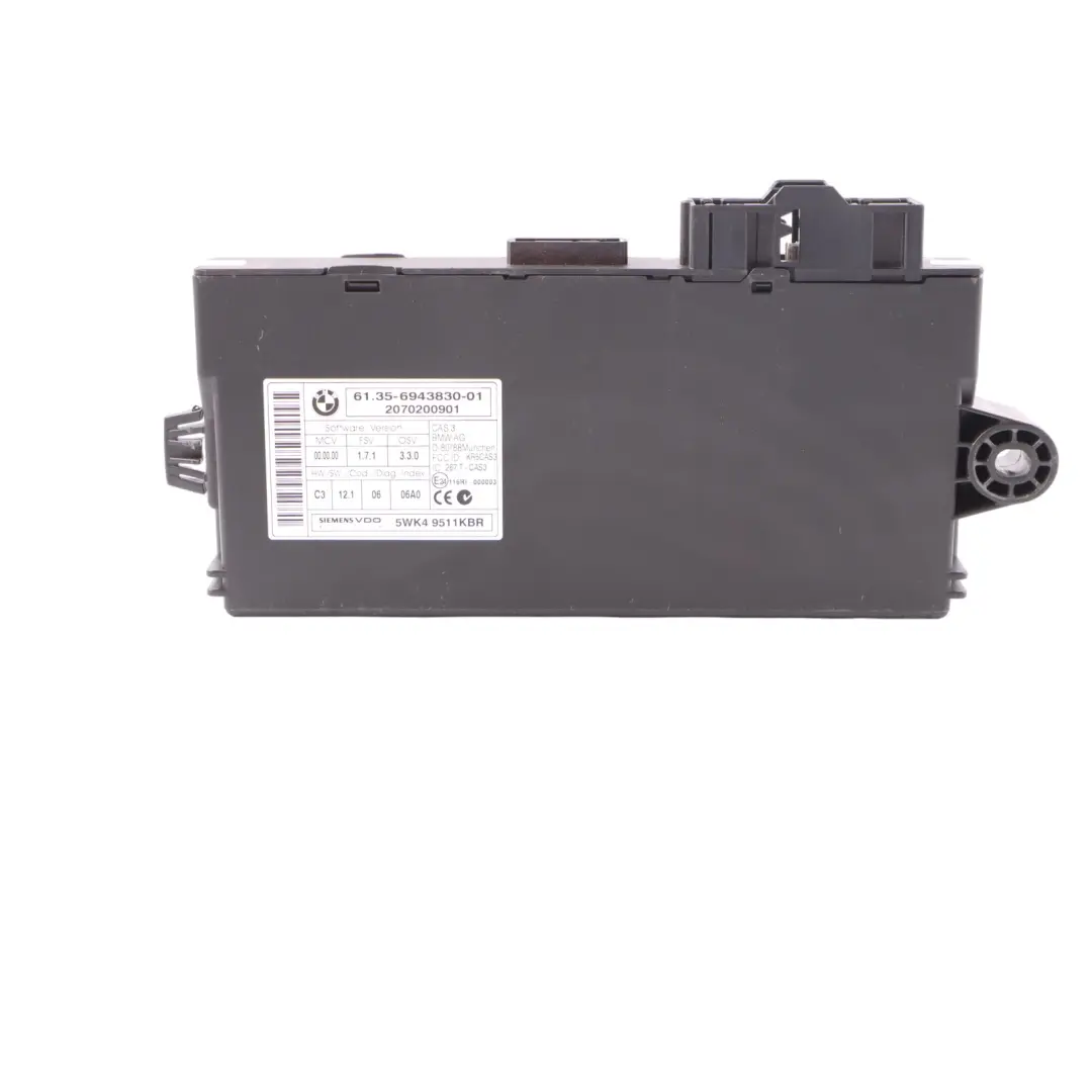 BMW E87 E90 E91 118d 318d M47N2 122HP Engine ECU KIT DDE CAS3 + Key - SKU 7803372-5 - Part number 7803372