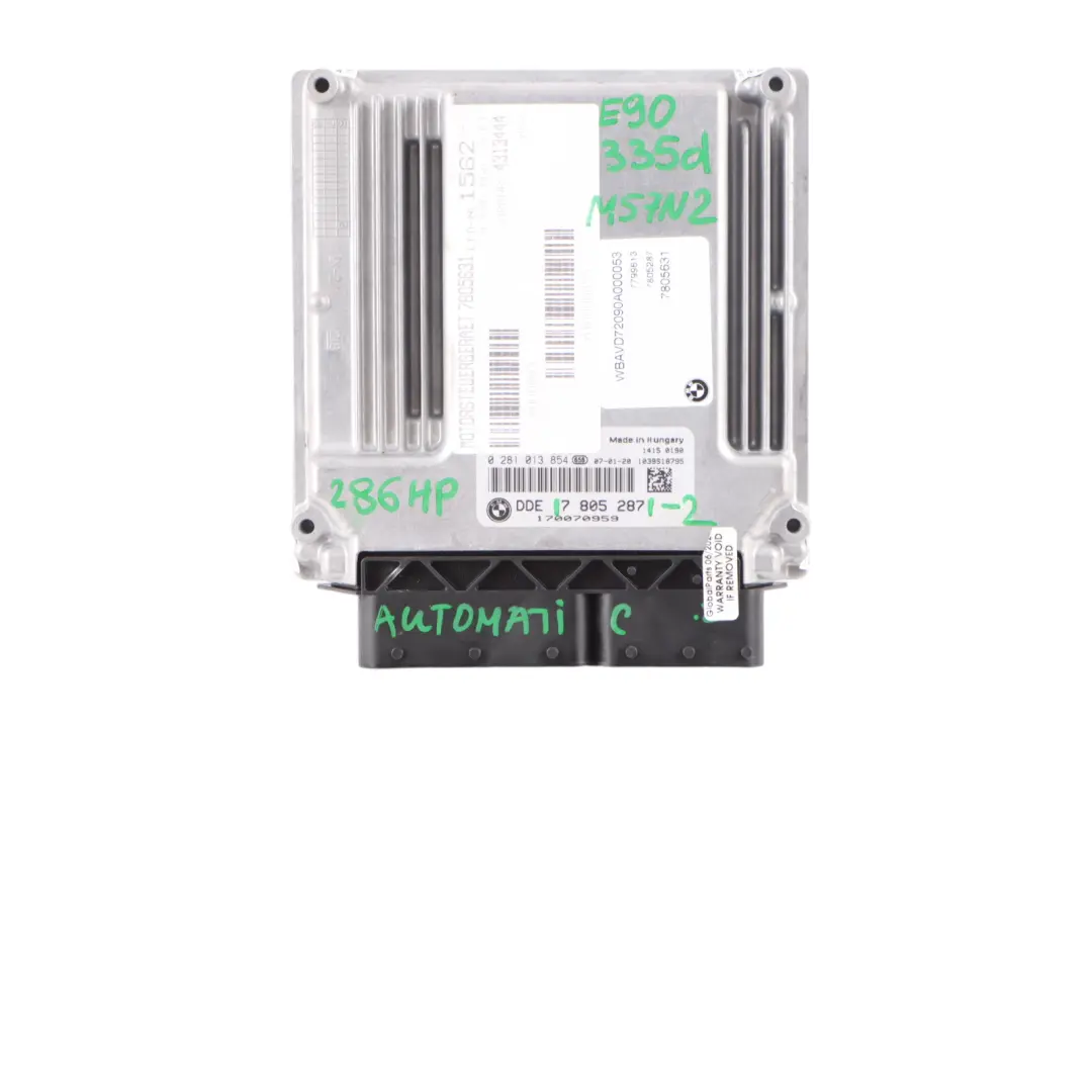 3.0sd 335d 535d M57N2 Engine ECU Kit DDE CAS3 Key to BMW E60 LCI E90 E70 with Part number 7805287 BMW E60 LCI E90 E70 3.0sd 335d 535d M57N2 Engine ECU Kit DDE CAS3 Key - SKU 7805287-2 - Part number 7805287
