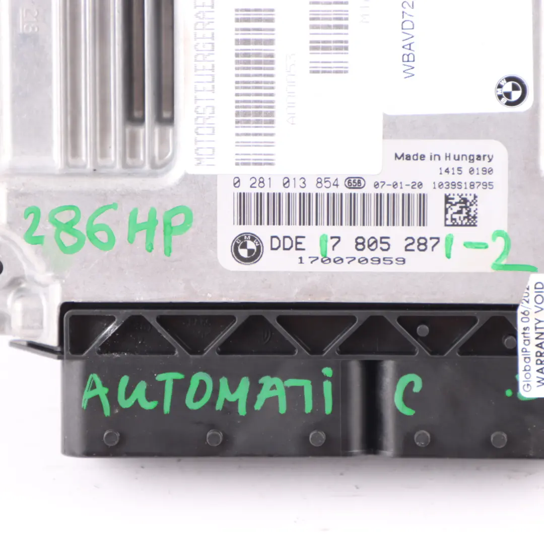 3.0sd 335d 535d M57N2 Engine ECU Kit DDE CAS3 Key to BMW E60 LCI E90 E70 with Part number 7805287 BMW E60 LCI E90 E70 3.0sd 335d 535d M57N2 Engine ECU Kit DDE CAS3 Key - SKU 7805287-2 - Part number 7805287