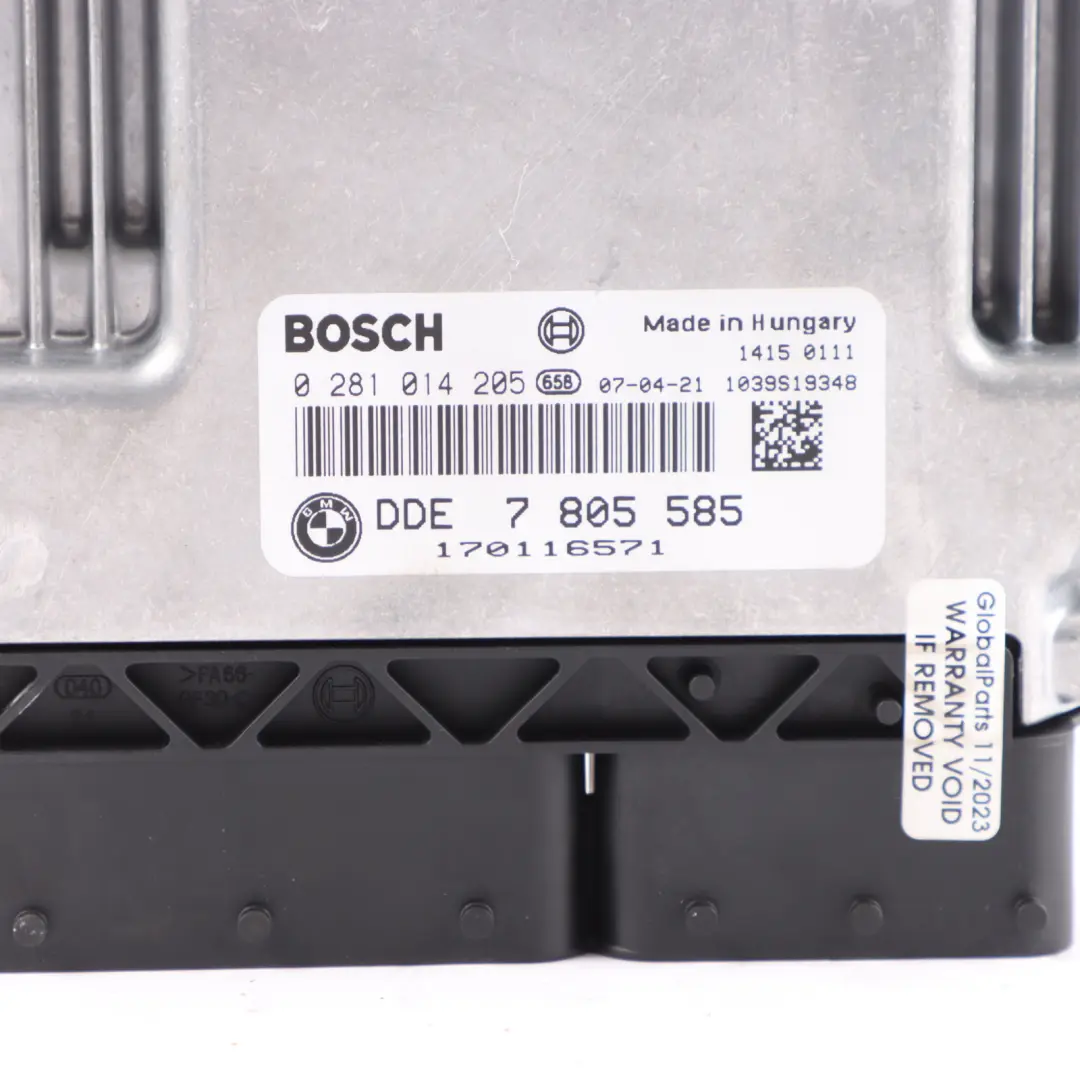 BMW E91 325i M52 218HP Engine Control Unit ECU Kit DDE CAS3 Key Manual - SKU 7805585-6 - Part number 7805585