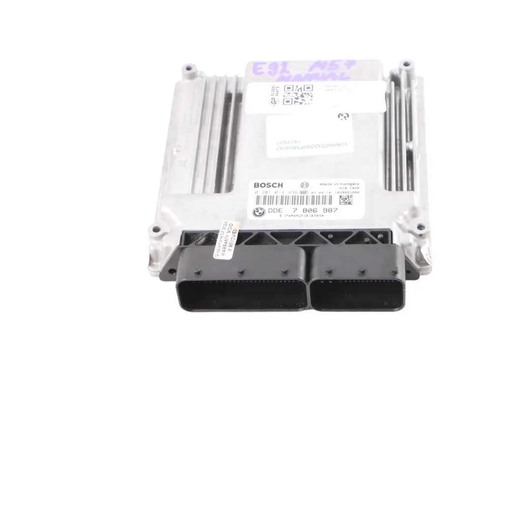 M57N2 197HP Engine ECU Unit DDE Manual to BMW E60 LCI 525d E90 E91 325d with Part number 7806987 BMW E60 LCI 525d E90 E91 325d M57N2 197HP Engine ECU Unit DDE Manual - SKU 7806987-7 - Part number 7806987