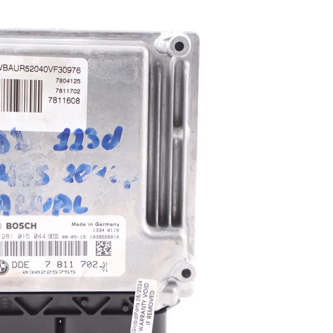 BMW E81 E82 E87 LCI E88 N47S 123d 204HP Engine Unit ECU DDE Manual - SKU 7811702-6 - Part number 7811702