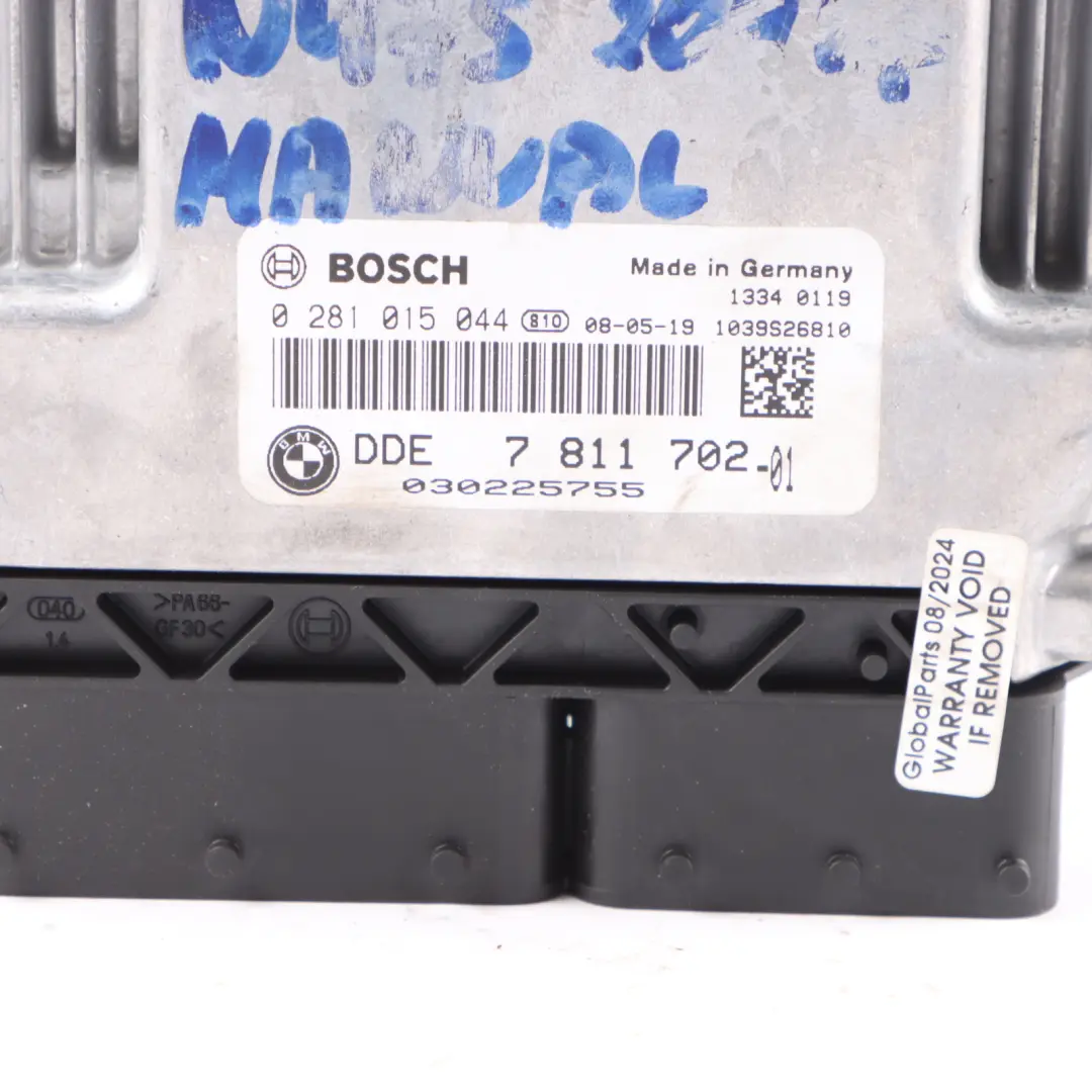 BMW E81 E82 E87 LCI E88 N47S 123D 204HP Commande Moteur ECU DDE Manuel - SKU 7811702-6 - Numéro de pièce 7811702