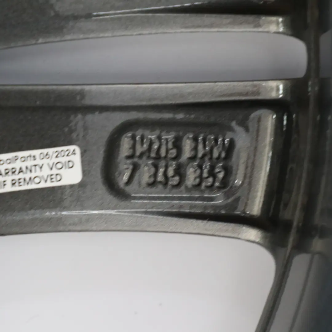 BMW F20 F21 Felga Aluminiowa 18" 7,5J ET:45 M Star Spoke 386 - SKU 7845852-6 - Numer Części 7845852
