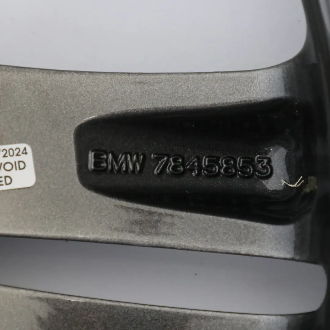  Llanta aleación trasera BMW F20 Gris Férrico 18" 8J M Estrella Spoke - SKU 7845853-9 - Número de pieza 7845853
