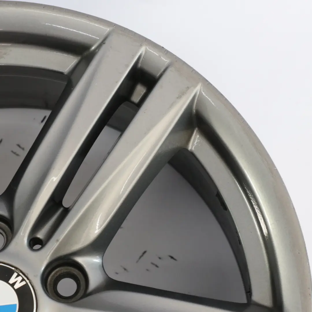 BMW F20 Hinterrad felge Ferric Grau 18" 8J ET:52 M Sternspeiche 386 - SKU 7845853-9 - Teilenummer 7845853