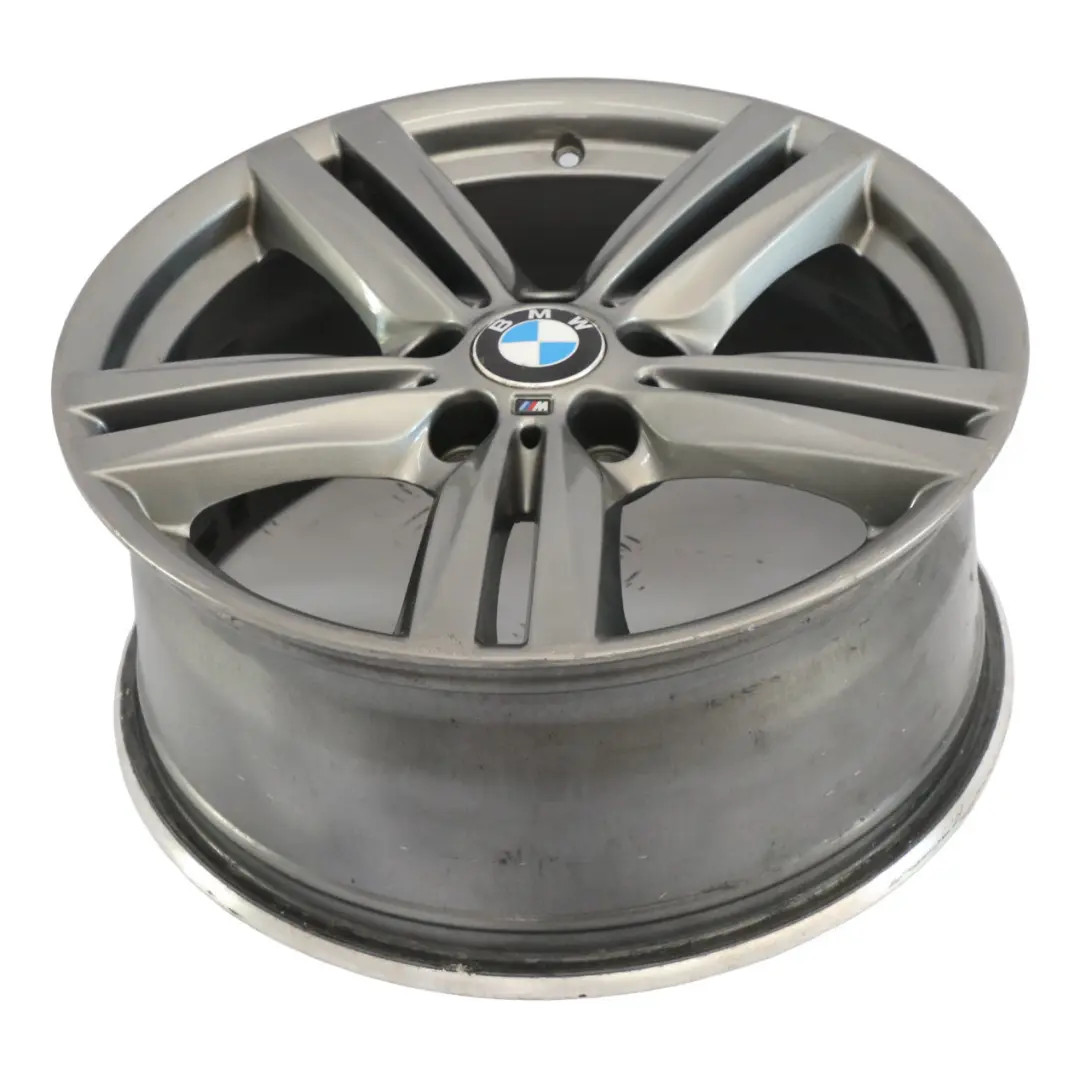 BMW F20 Rear Alloy Wheel Rim Ferric Grey 18" 8J ET:52 M Star Spoke 386 - SKU 7845853-9 - Part number 7845853