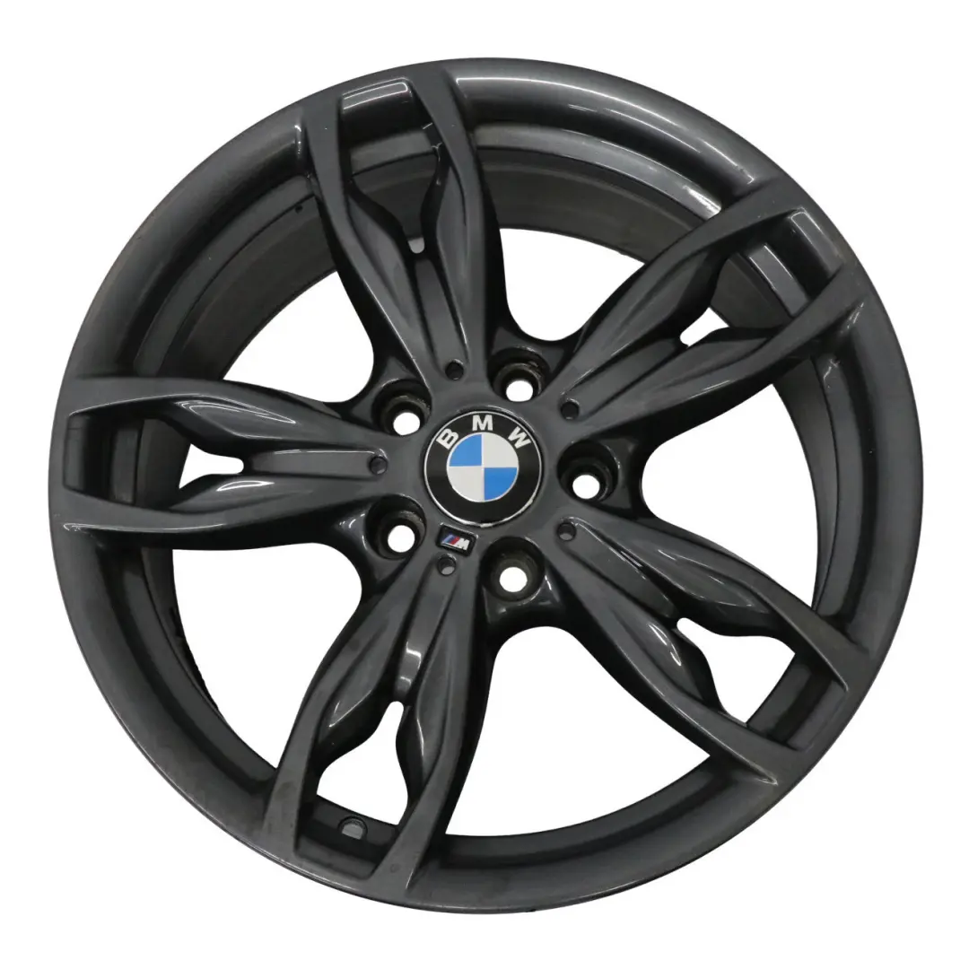 Ferricgrey Wheel Alloy Rim 18" M Double Spoke 436 ET:52 8J to BMW F20 F21 F22 F23 with Part number 7845871 BMW F20 F21 F22 F23 Ferricgrey Wheel Alloy Rim 18" M Double Spoke 436 ET:52 8J - SKU 7845871-4 - Part number 7845871
