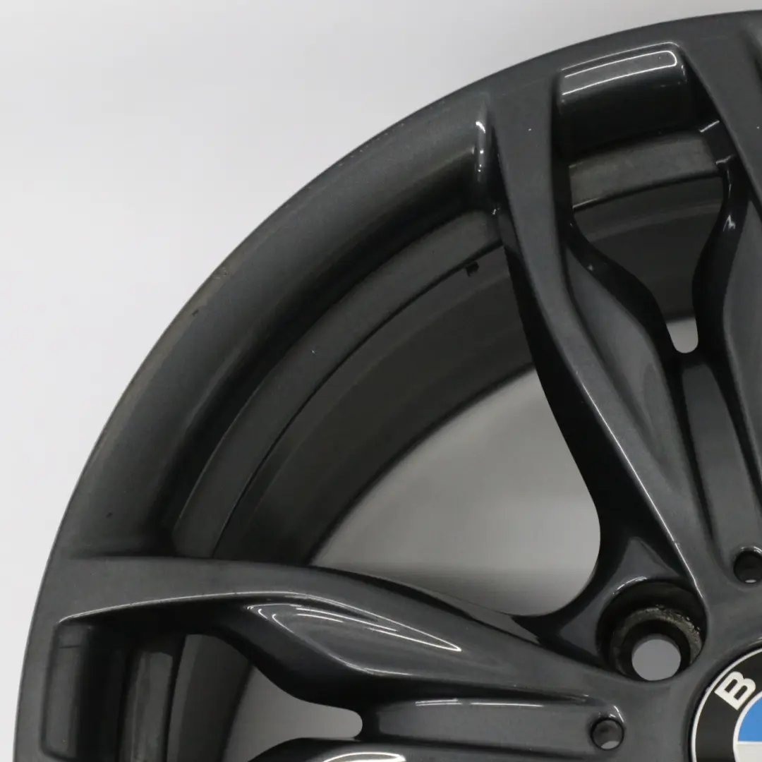BMW F20 F21 F22 Gris ferrique Roue Jante alliage 18" M Double rayon 436 ET:52 8J - SKU 7845871-4 - Numéro de pièce 7845871