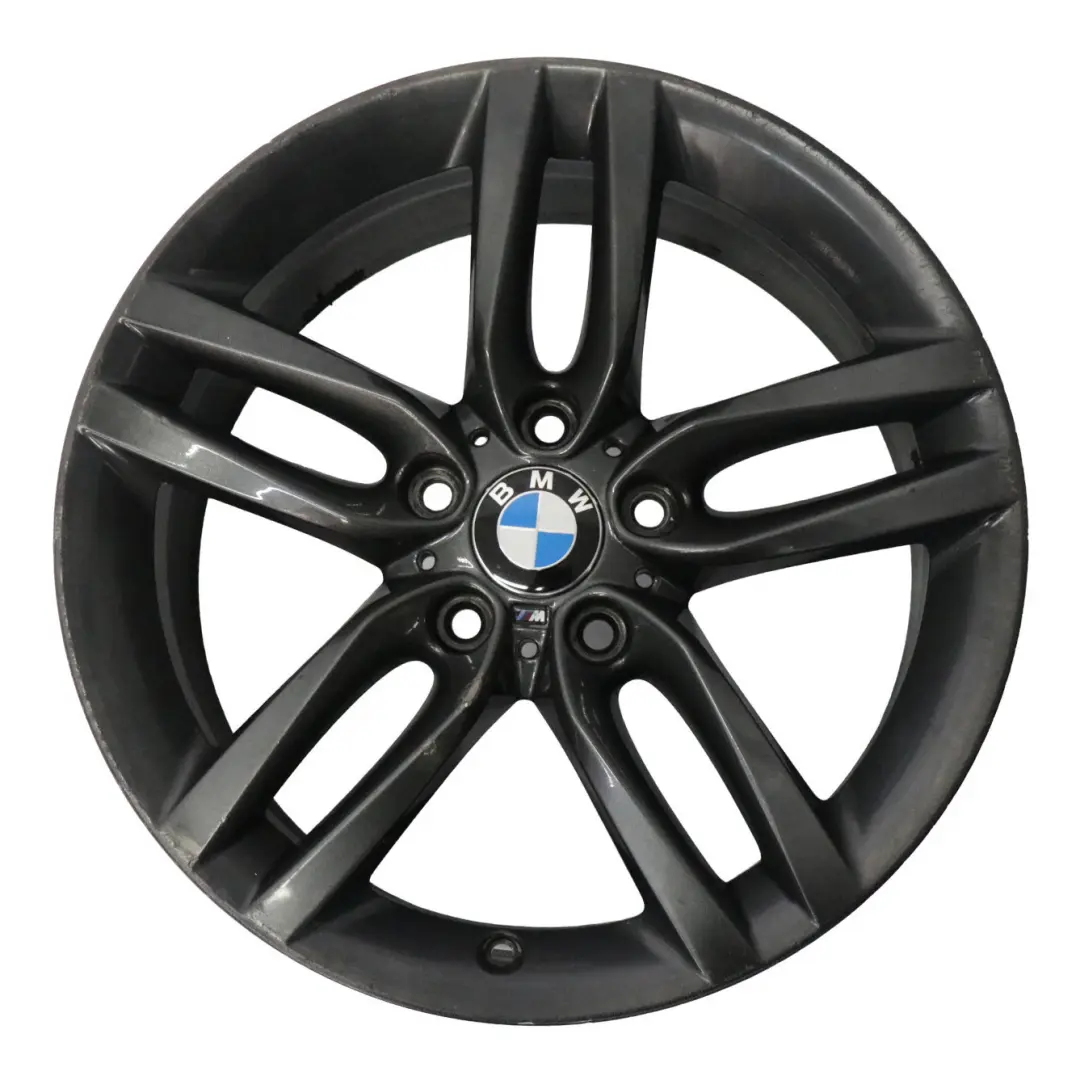 Ferricgrey Rear Alloy Wheel Rim 18" 8J ET:52 M Double Spoke 461 to BMW F20 F21 with Part number 7852490 BMW F20 F21 Ferricgrey Rear Alloy Wheel Rim 18" 8J ET:52 M Double Spoke 461 - SKU 7852490-1 - Part number 7852490