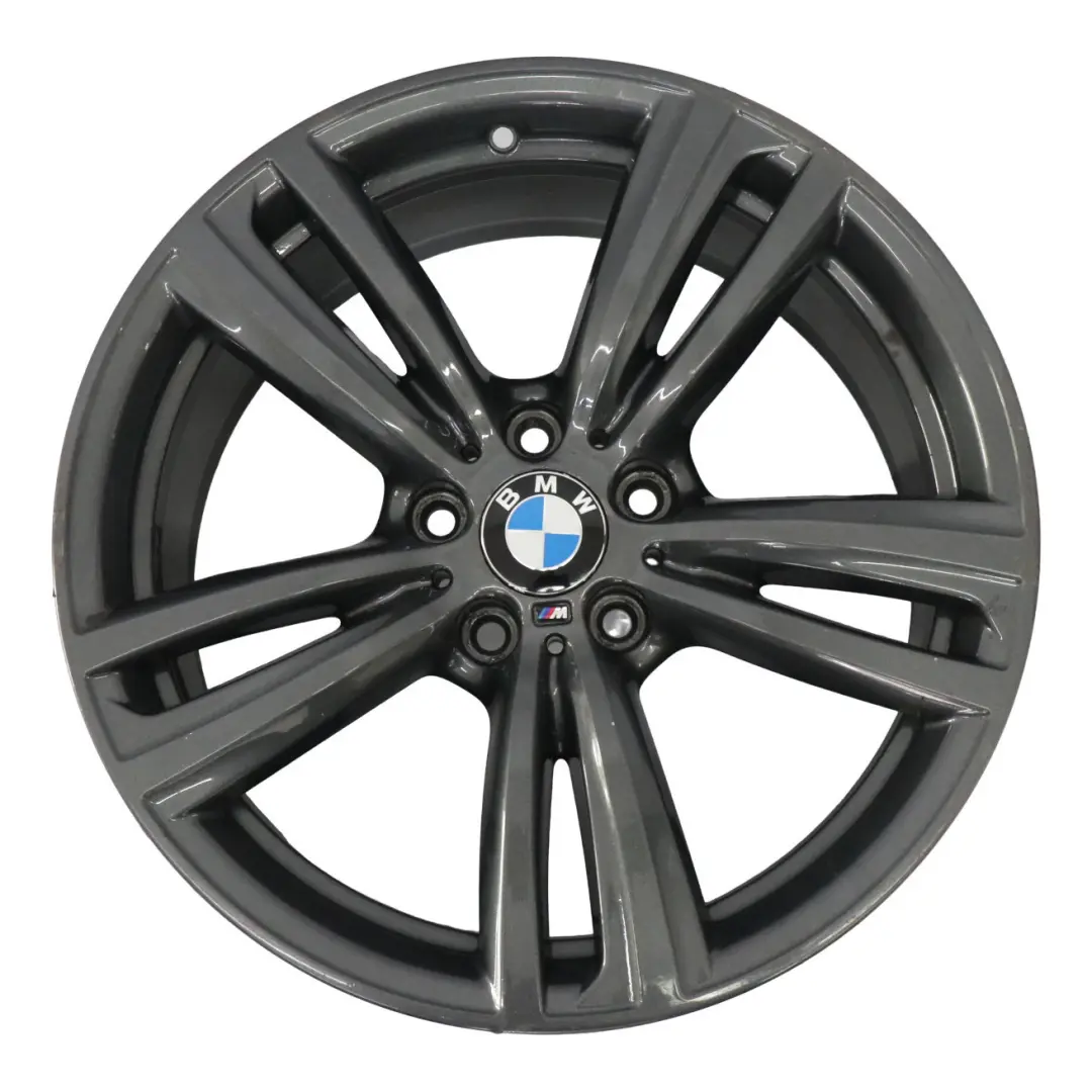 Leichtmetallfelge Hinten 19" 8,5J ET:47 M Doppelspeiche für BMW F30 F31 F32 mit Teilenummer 7852494 BMW F30 F31 F32 Leichtmetallfelge Hinten 19" 8,5J ET:47 M Doppelspeiche - SKU 7852494-1 - Teilenummer 7852494