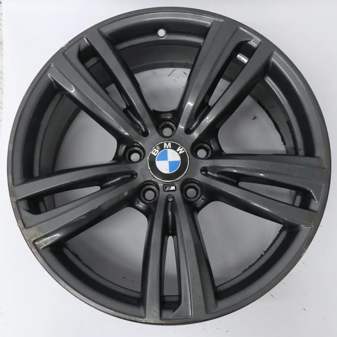 Alloy Wheel Rim 19" 8,5J ET:47 M Double Spoke to BMW F30 F31 F32 Rear with Part number 7852494 BMW F30 F31 F32 Rear Alloy Wheel Rim 19" 8,5J ET:47 M Double Spoke - SKU 7852494-2 - Part number 7852494