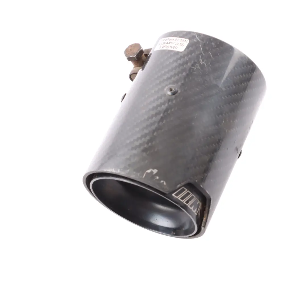 Exhaust Tailpipe Tail Pipe Trim Black Chrome to BMW F80 M3 F82 M4 M Sport with Part number 7853892 BMW F80 M3 F82 M4 M Sport Exhaust Tailpipe Tail Pipe Trim Black Chrome - SKU 7853892-1 - Part number 7853892