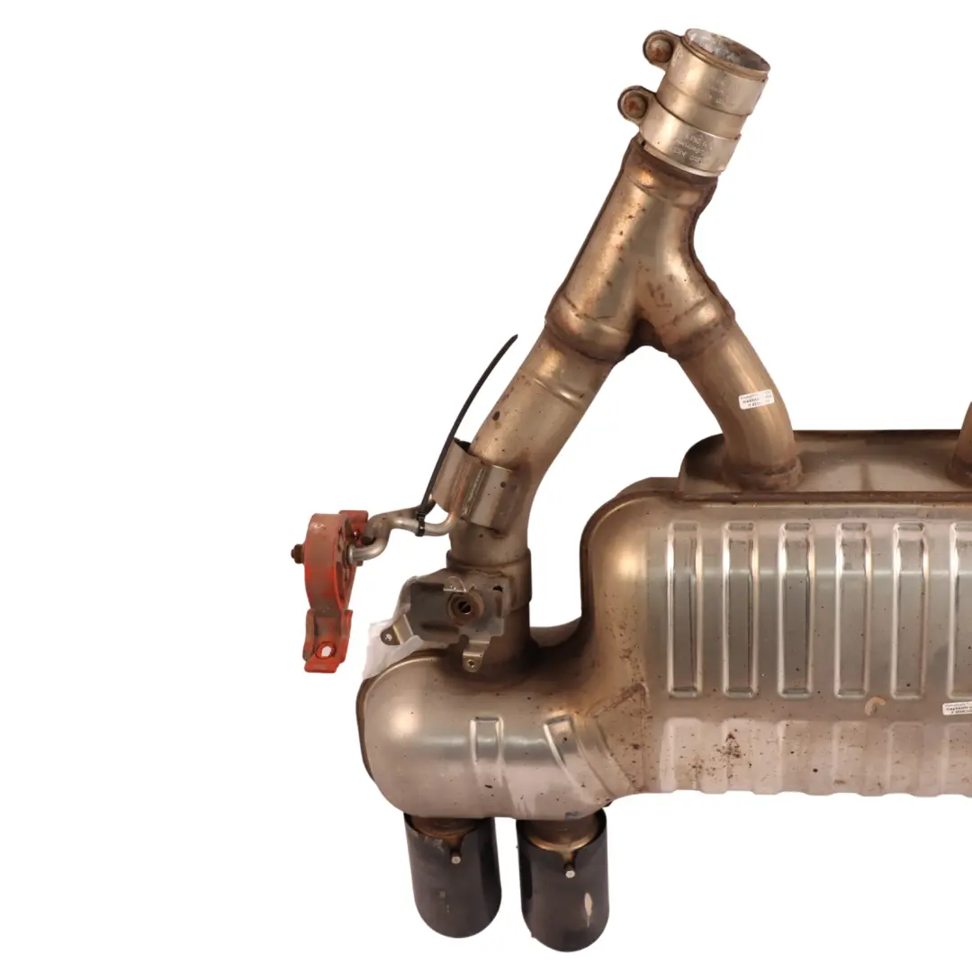 Exhaust Silencer Muffler Back Box Double Twin Pipe to BMW F80 M3 F82 M4 Rear with Part number 7854736 BMW F80 M3 F82 M4 Rear Exhaust Silencer Muffler Back Box Double Twin Pipe - SKU 7854736-1 - Part number 7854736