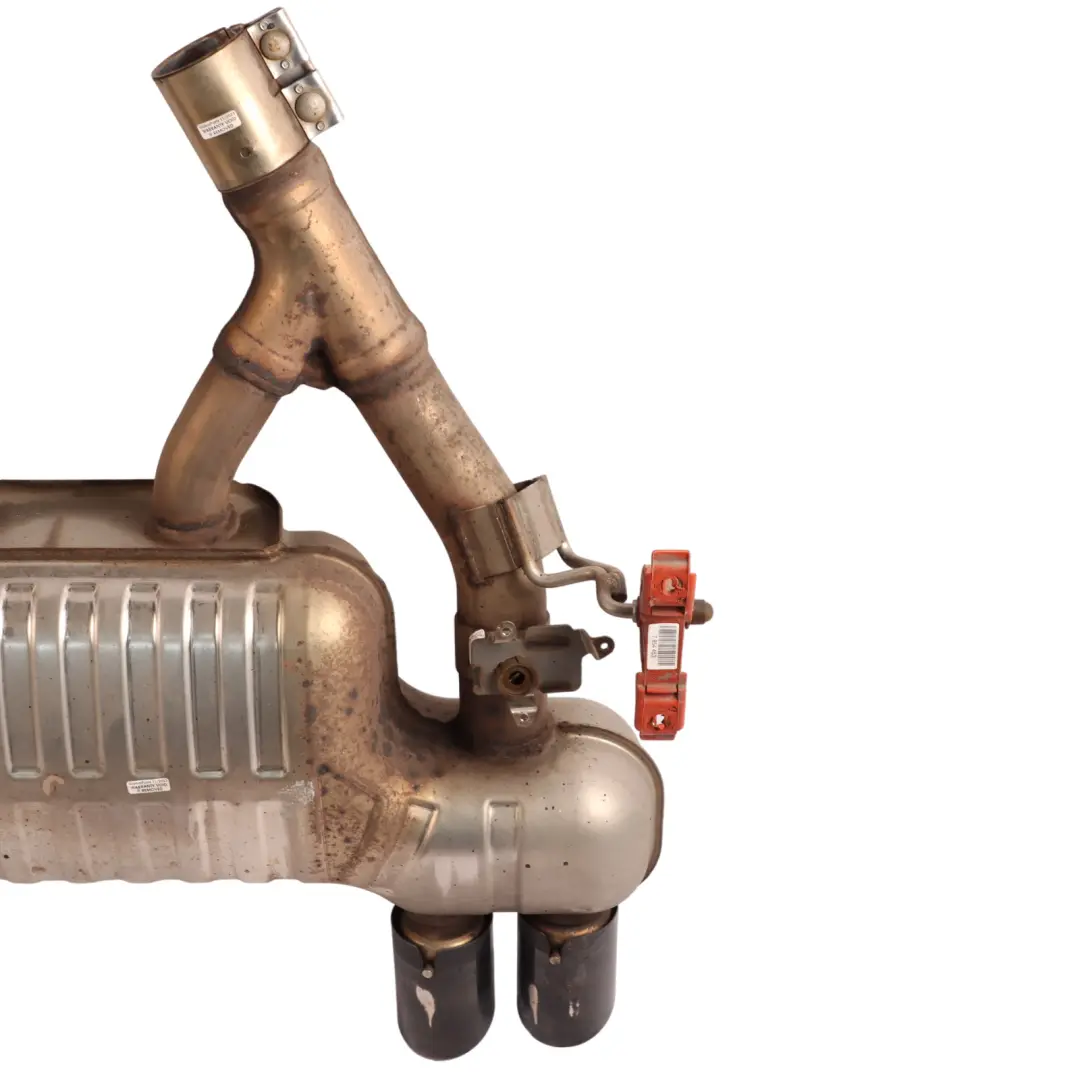 Exhaust Silencer Muffler Back Box Double Twin Pipe to BMW F80 M3 F82 M4 Rear with Part number 7854736 BMW F80 M3 F82 M4 Rear Exhaust Silencer Muffler Back Box Double Twin Pipe - SKU 7854736-1 - Part number 7854736