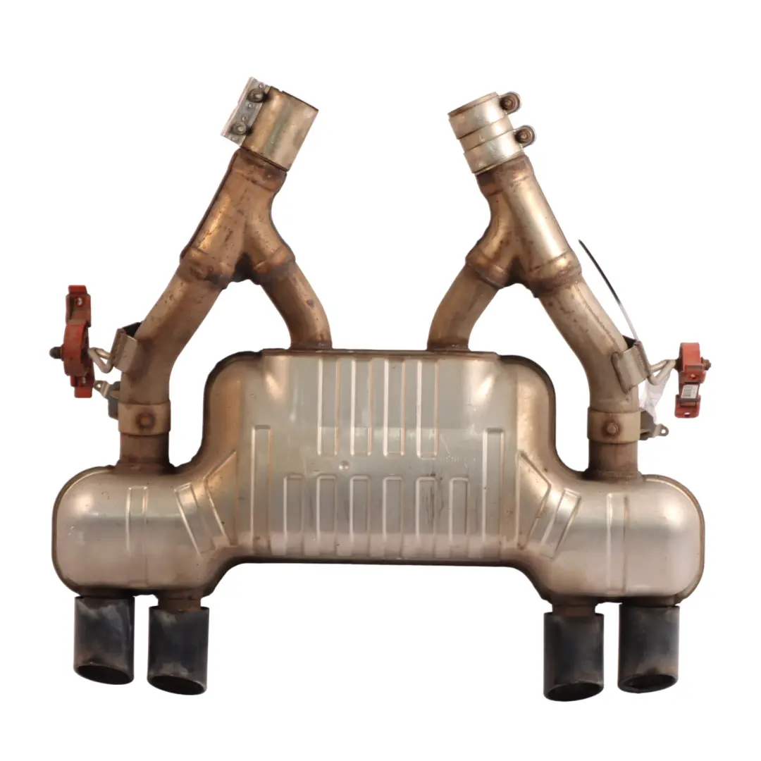 Exhaust Silencer Muffler Back Box Double Twin Pipe to BMW F80 M3 F82 M4 Rear with Part number 7854736 BMW F80 M3 F82 M4 Rear Exhaust Silencer Muffler Back Box Double Twin Pipe - SKU 7854736-1 - Part number 7854736