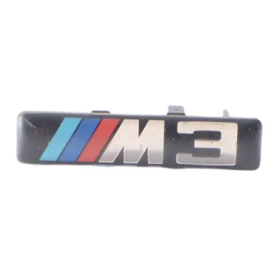 Front Grille Badge M3 Emblem Logo Sign to BMW E46 with Part number 7893023 BMW E46 Front Grille Badge M3 Emblem Logo Sign - SKU 7893023 - Part number 7893023