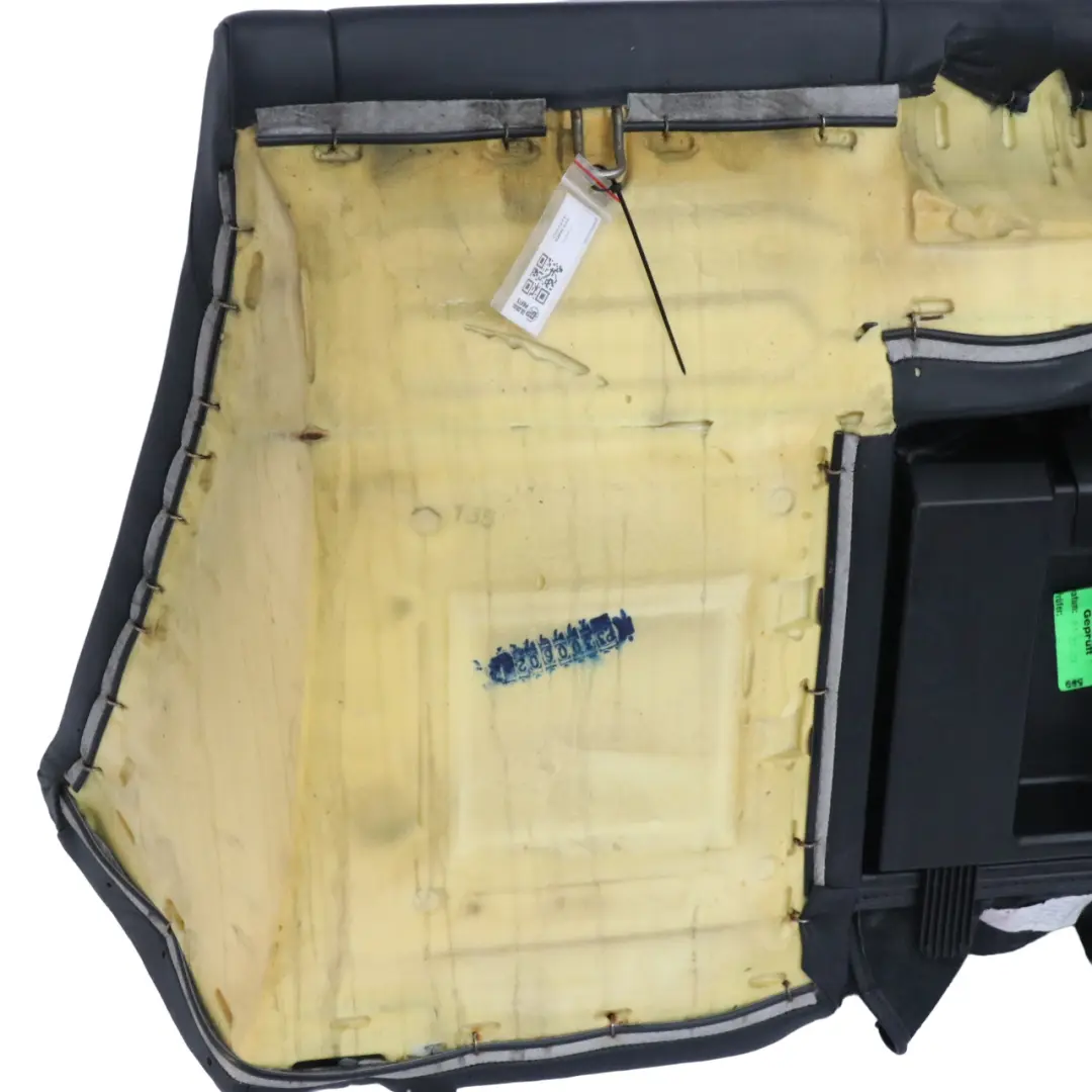 BMW E46 M3 Rear Seat Bench Backrest Back Cover Leather Walknappa Black - SKU 7901276 - Part number 7901276