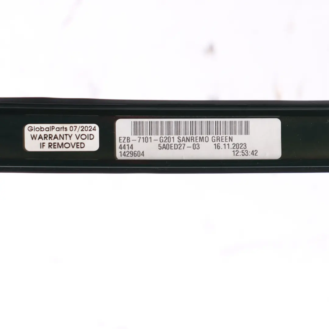 Bande Garniture De Rail De Toit Gauche Pour Vert San Remo pour BMW I4 G26 à propos du numéro de pièce 7930957 BMW I4 G26 Bande Garniture De Rail De Toit Gauche Pour Vert San Remo - SKU 7930957-SAG - Numéro de pièce 7930957