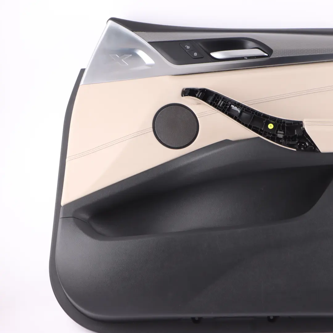 Door Card Front Right O/S Door Lining Panel Leather Black Beige to BMW G01 with Part number 7936696 BMW G01 Door Card Front Right O/S Door Lining Panel Leather Black Beige - SKU 7936696 - Part number 7936696